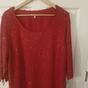 Fabulous Red Dressy Top